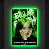 BILLIE EILISH NEON WALL FRAME