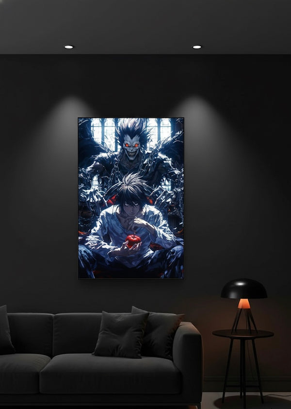 Shinigami (God of Death) named Ryuk.(Death note)