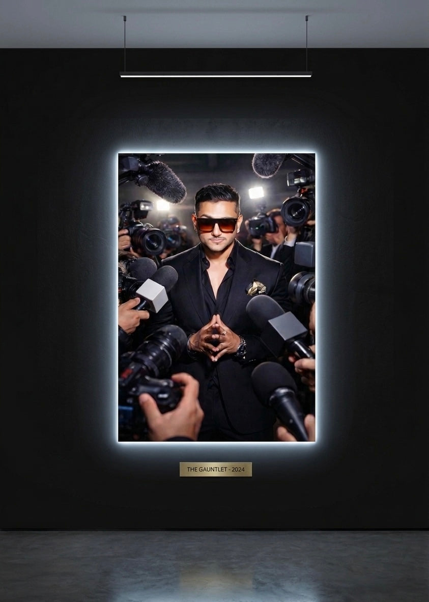 HONEY SINGH NEON LED WALL FRAME
