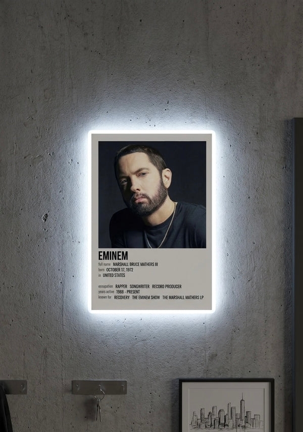 EMINEM NEON LED WALL FRAME