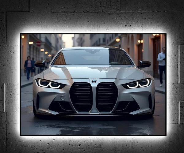 BMW M4 NEON WALL FRAMES