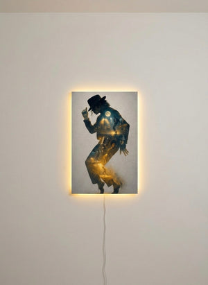 MICHAEL JACKSON NEON WALL FRAMES