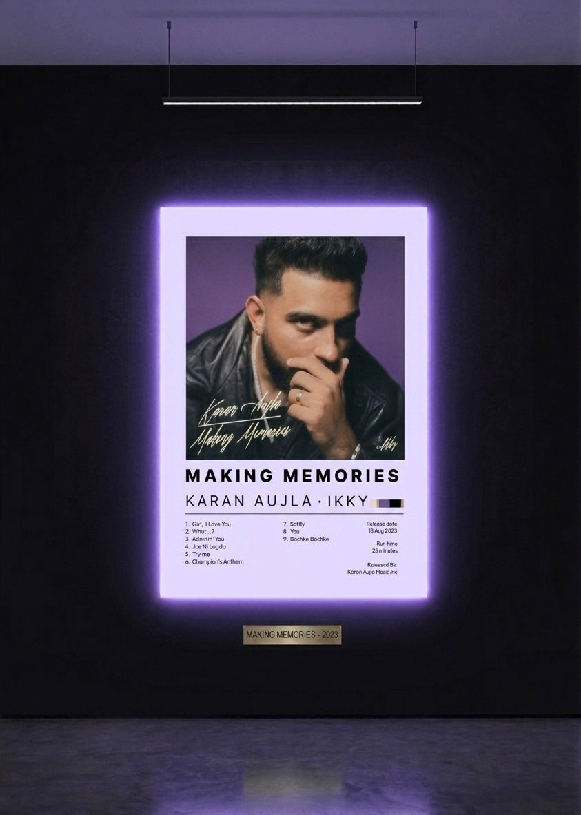 KARAN AUJLA NEON LED WALL FRAME