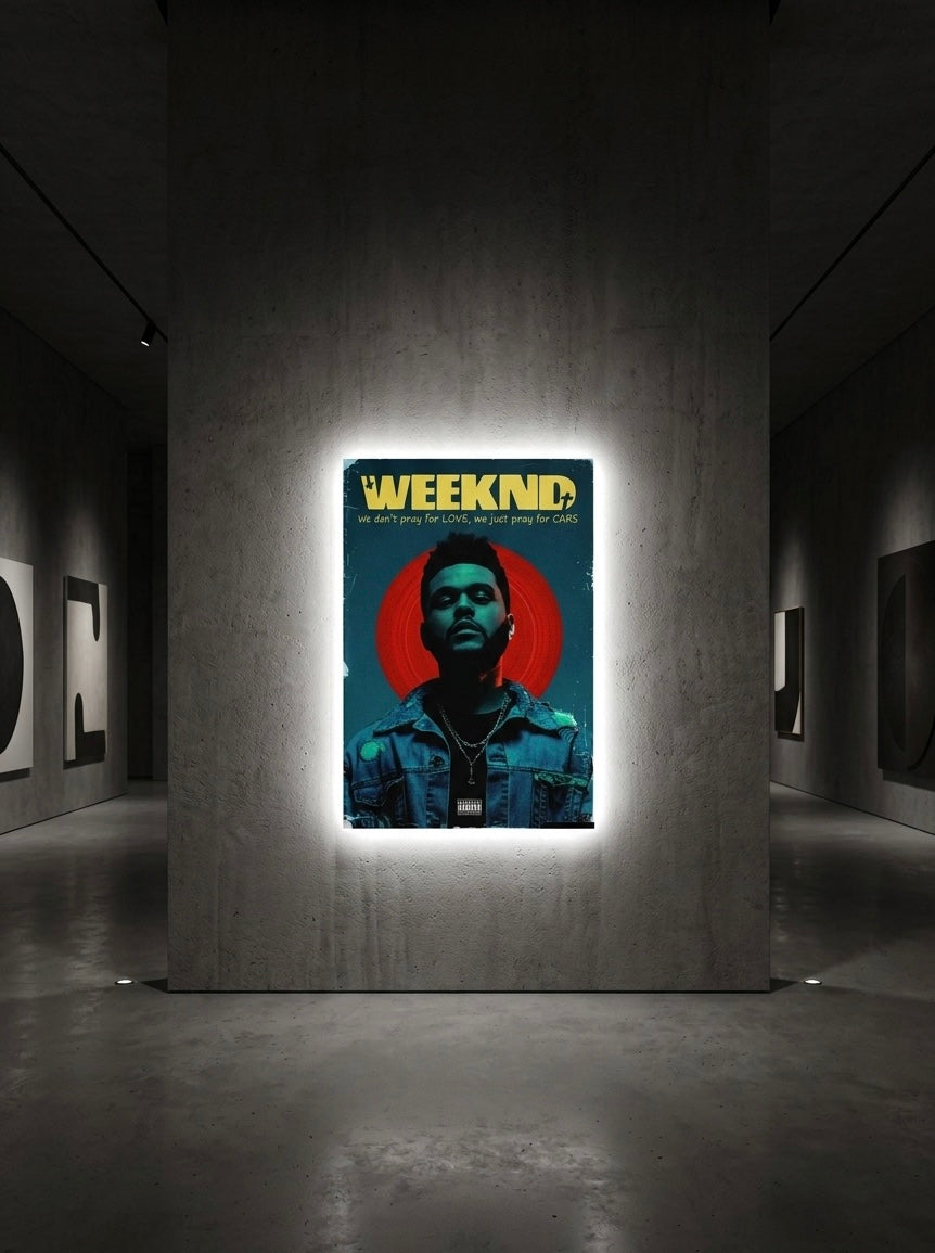 WEEKEND NEON WALL FRAME