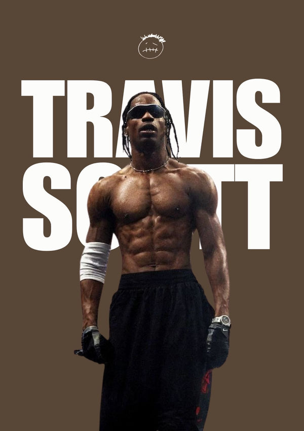 TRAVIS SCOOT NEON WALL FRAME