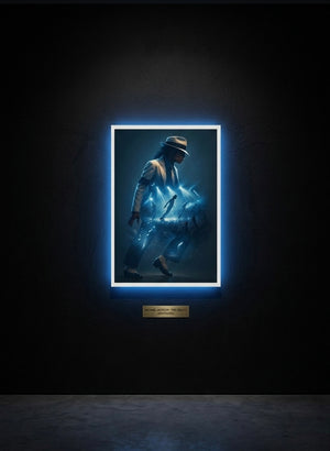 MICHAEL JACKSON NEON WALL FRAMES