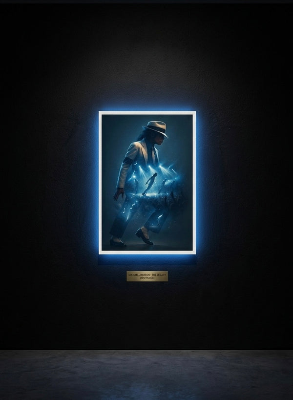 MICHAEL JACKSON NEON WALL FRAMES