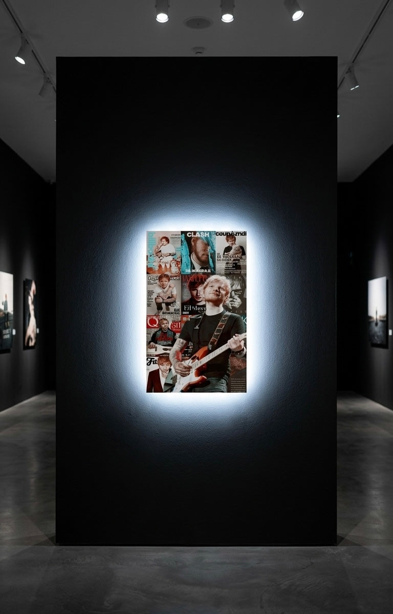 ED SHEERAN NEON LED WALL FRAME