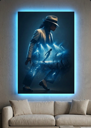 MICHAEL JACKSON NEON WALL FRAMES