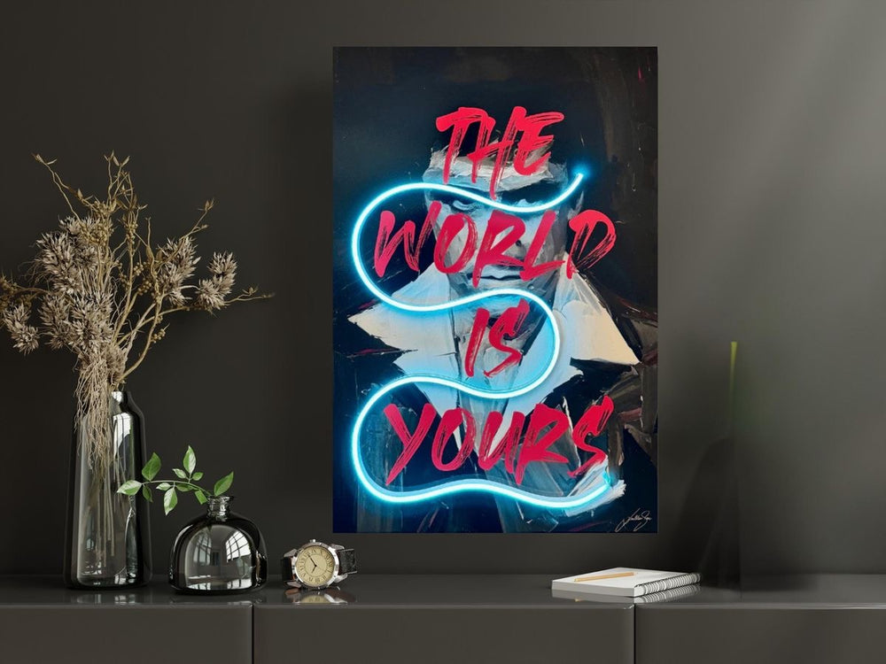 SCARFACE NEON ART