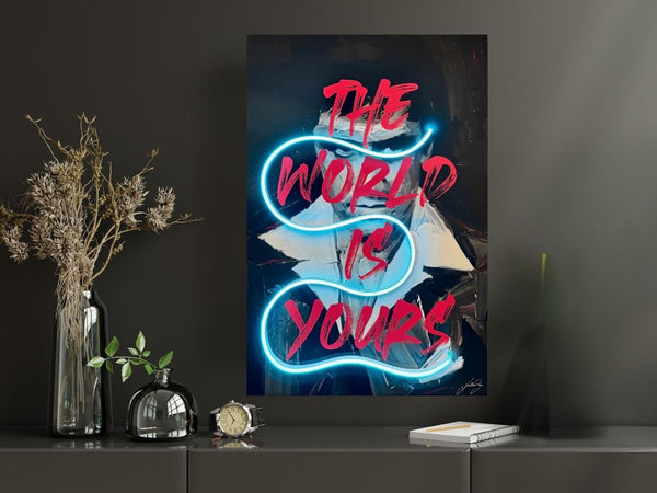 SCARFACE NEON ART