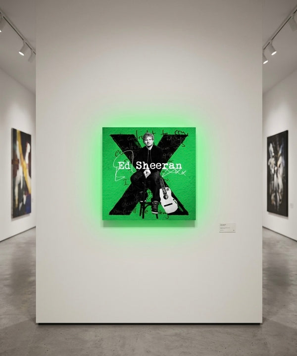 ED SHEERAN NEON LED WALL FRAME