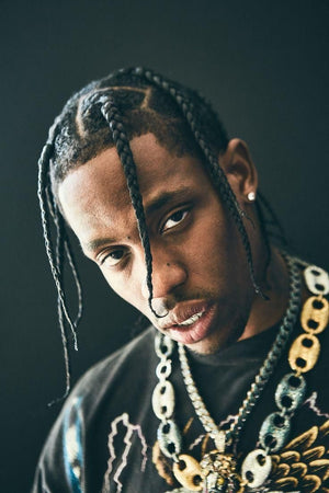 TRAVIS SCOOT NEON WALL FRAME