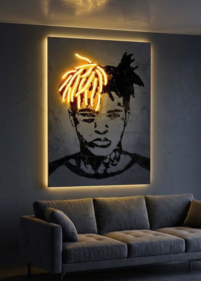 XXX TENTACION NEON ART