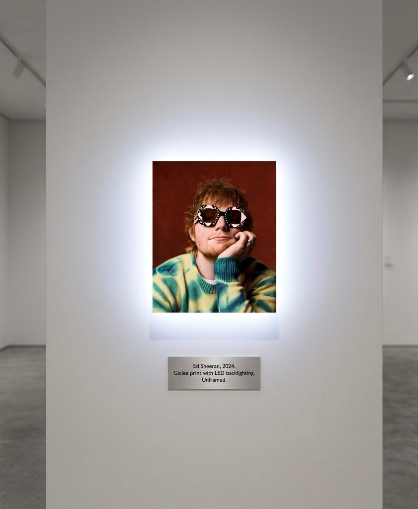ED SHEERAN NEON LED FRAME
