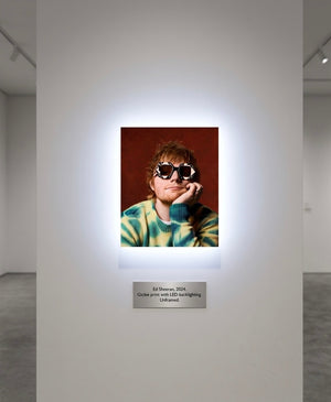 ED SHEERAN NEON LED FRAME