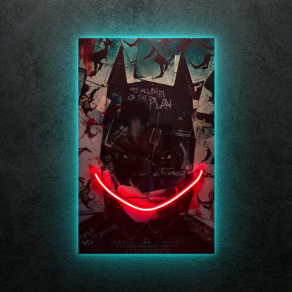 BATMAN WITH NEON LIGHT