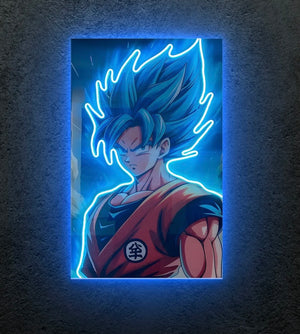 GOKU WITH NEON LIGHT