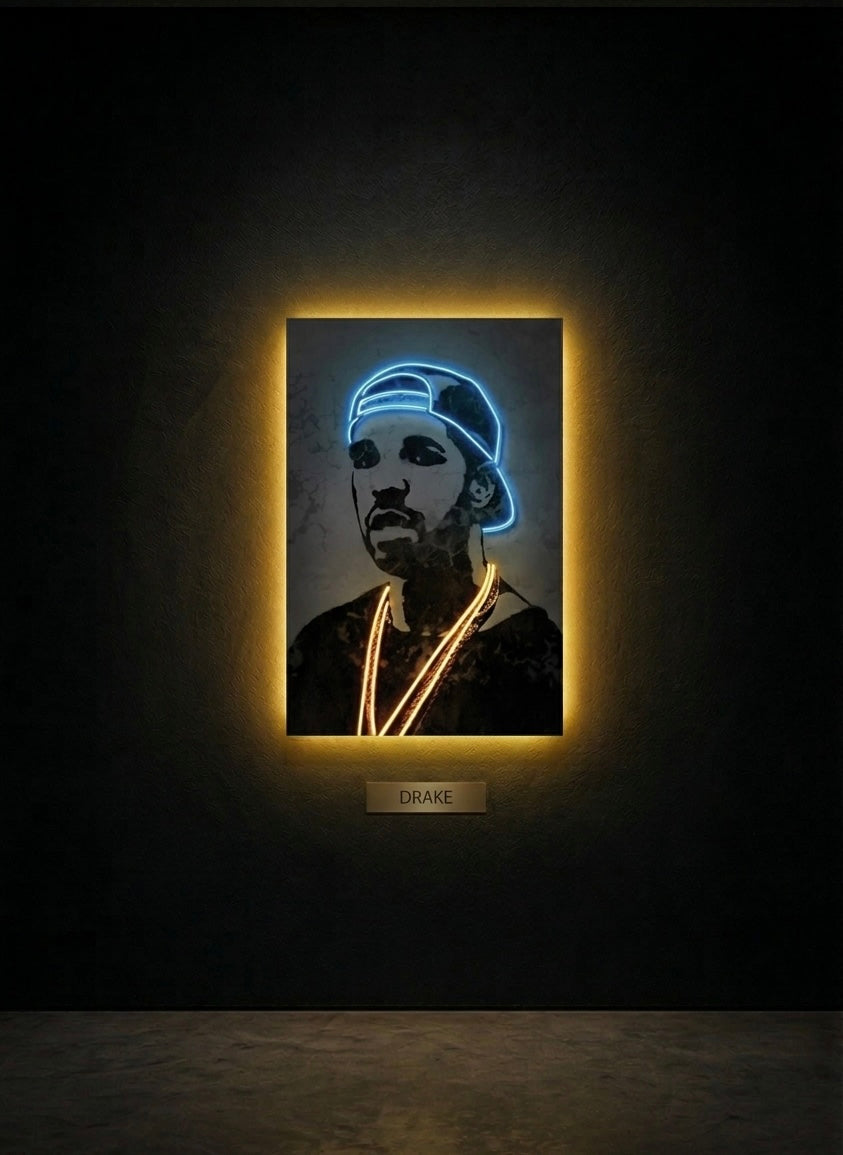 DRAKE NEON WALL FRAMES