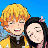 DEMON SLAYER ZENITSU LOVE❤️