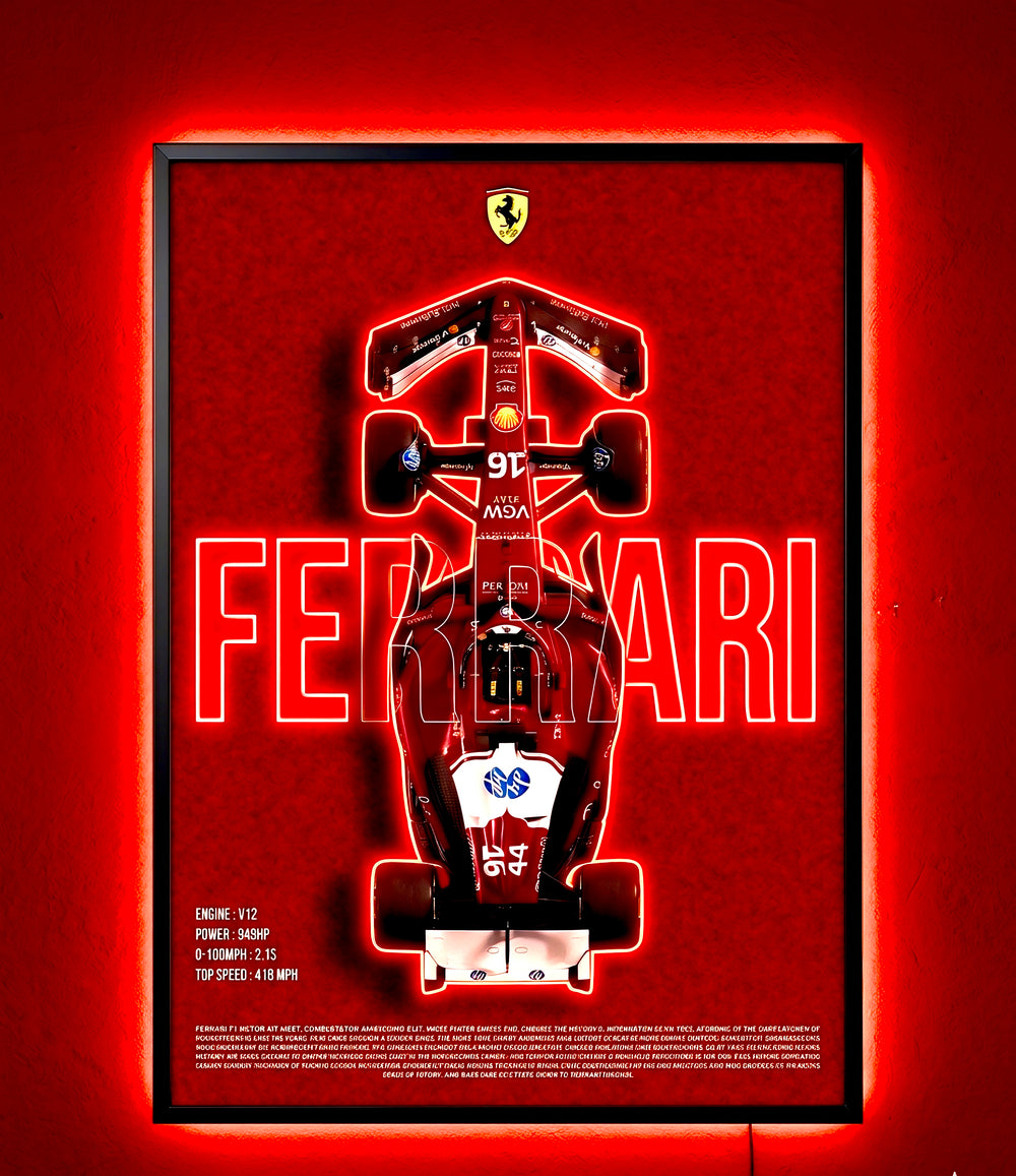 FERRARI F1 NEON LED CAR🏎️