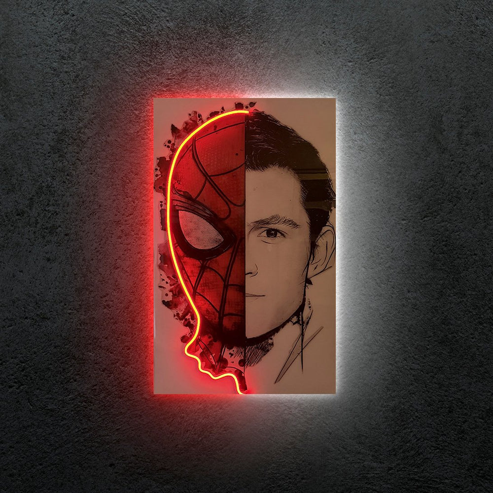 SPIDER-MAN NEON ART