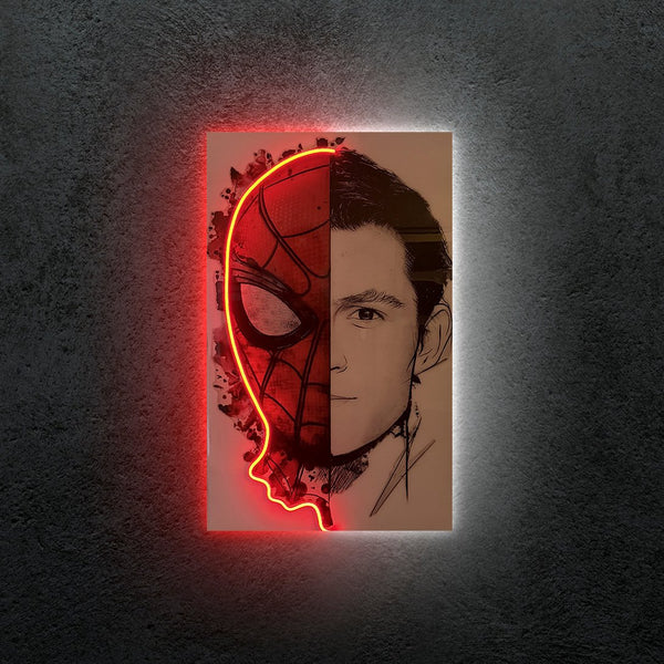 SPIDER-MAN NEON ART