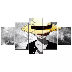 LUFFY SET OF 5 ACRYLIC WALL FRAMES