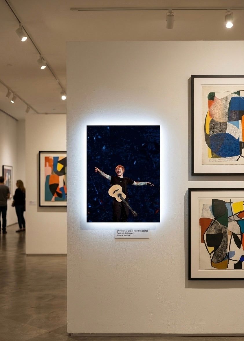 ED SHEERAN NEON LED WALL FRAME