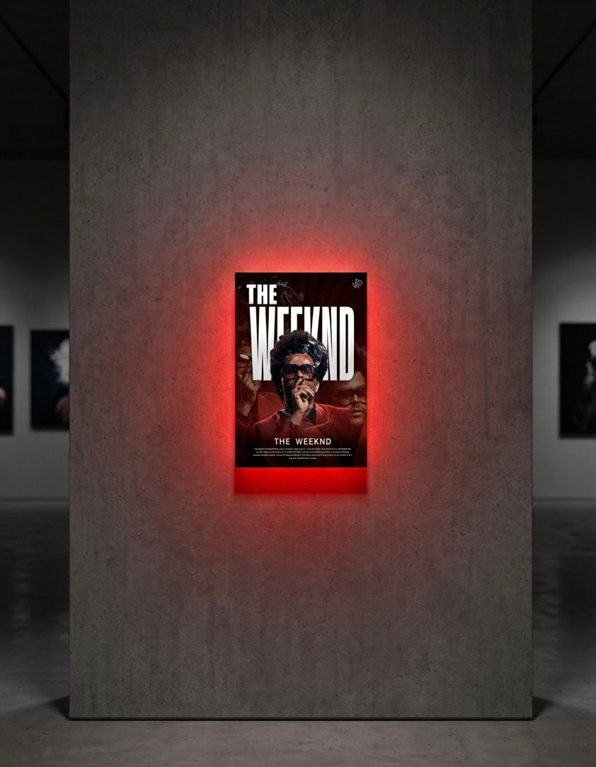 WEEKEND NEON WALL FRAME