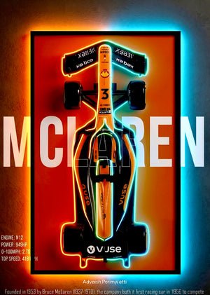 MCLAREN WITH NEON LED