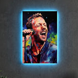 COLDPLAY NEON LED WALL FRAME