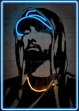 EMINEM NEON ART