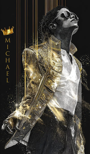 MICHAEL JACKSON NEON WALL FRAMES