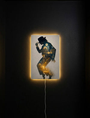 MICHAEL JACKSON NEON WALL FRAMES