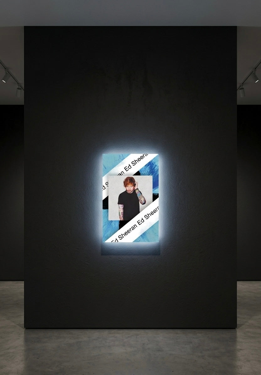 ED SHEERAN NEON LED WALL FRAME
