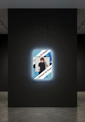 ED SHEERAN NEON LED WALL FRAME