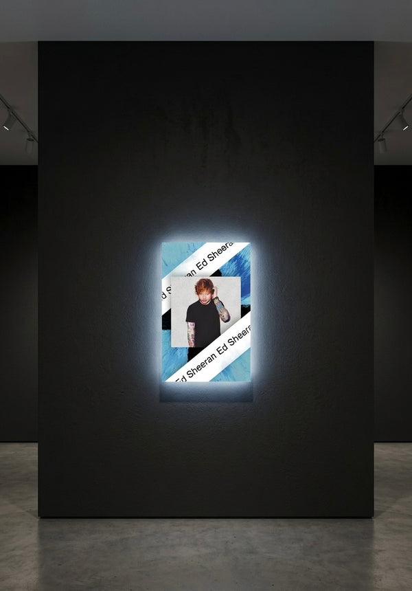ED SHEERAN NEON LED WALL FRAME