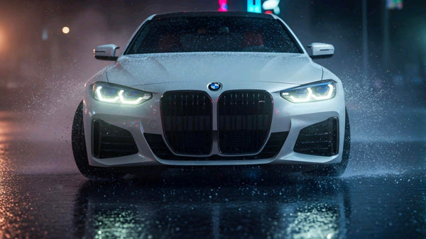 BMW WITH NEON LED LIGHT