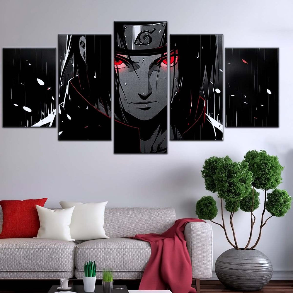 ITACHI UCHIHA SET OF 5 ACRYLIC WALL FRAMES