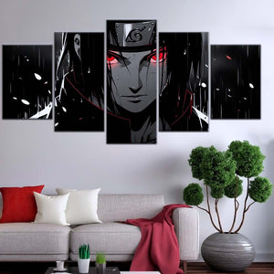 ITACHI UCHIHA SET OF 5 ACRYLIC WALL FRAMES