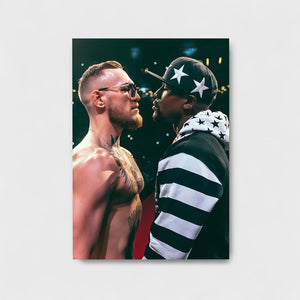 CONOR MCGREGOR VS FLOYD MAYWEATHER JR. FACEOFF