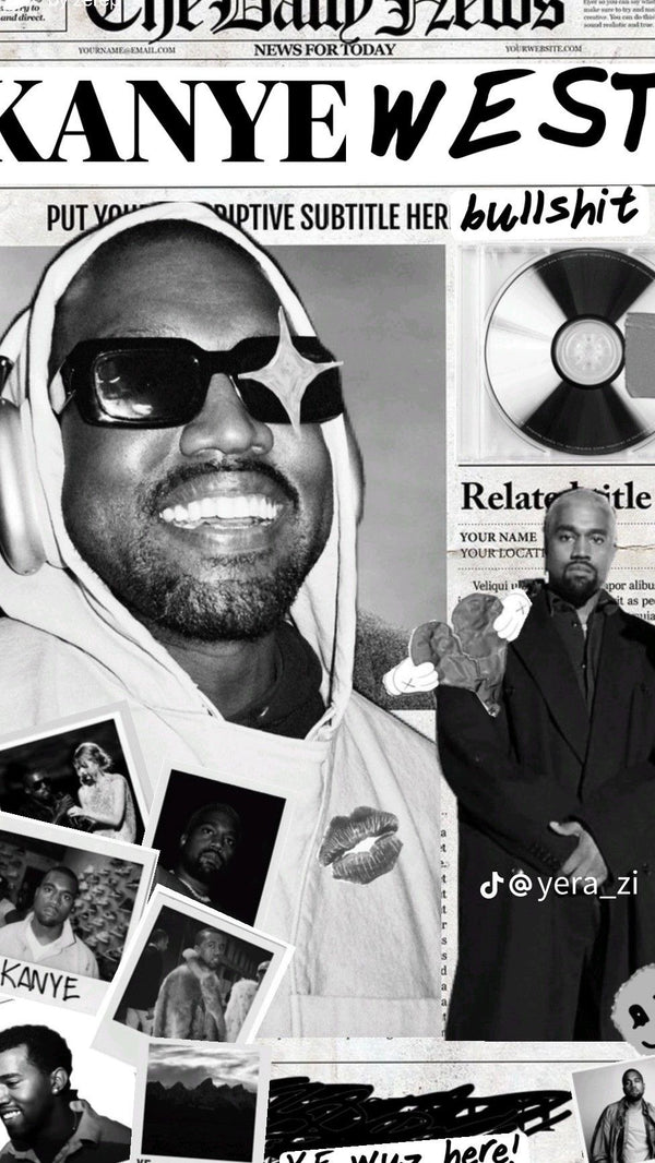KANYE WEST NEON WALL FRAMES