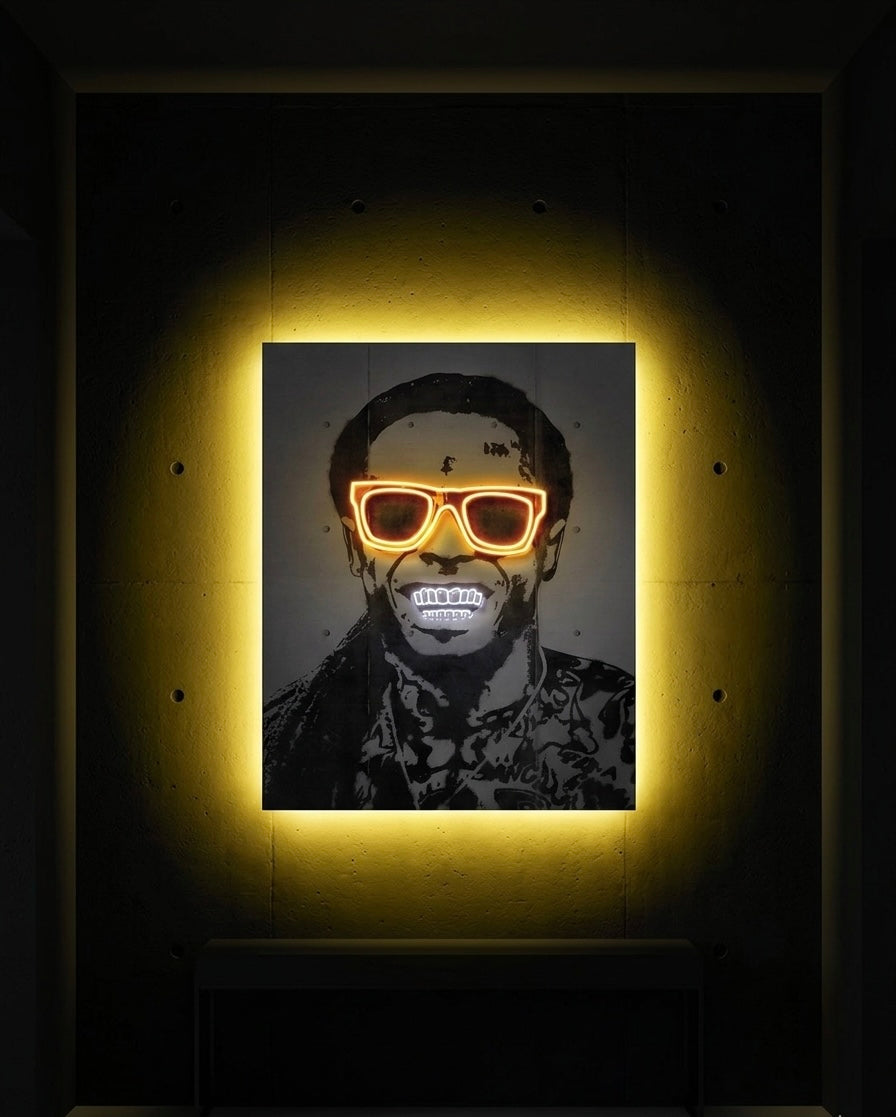 LIL WAYNE NEON WALL FRAMES