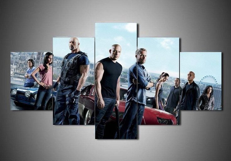 FAST & FURIOUS SET OF 5 ACRYLIC FRAMES