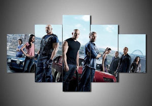 FAST & FURIOUS SET OF 5 ACRYLIC FRAMES