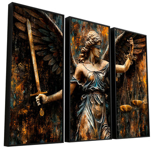 Goddess of Justice Triptych