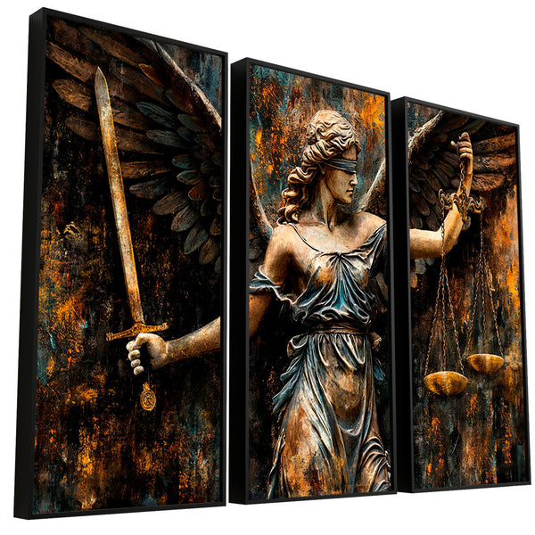 Goddess of Justice Triptych