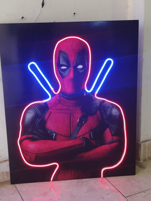 DEADPOOL NEON ART