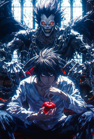 Shinigami (God of Death) named Ryuk.(Death note)